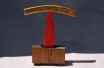 Ibeam on Red Pedestal / 2002